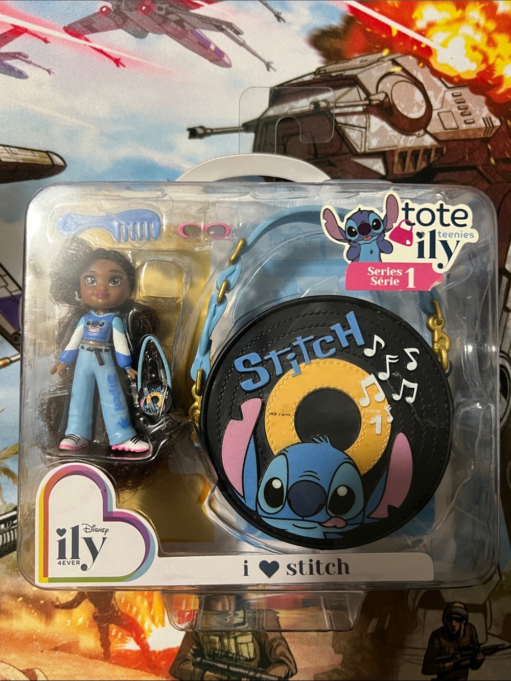Disney Tote ILY Teenies series 1 , I Love Stitch